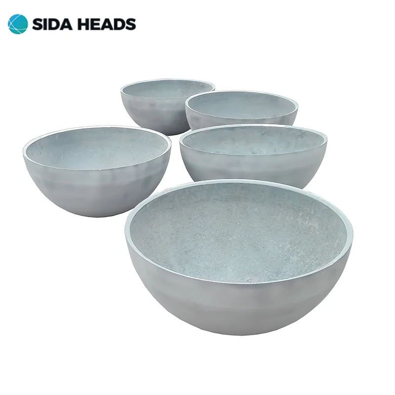 Hemispherical head examples