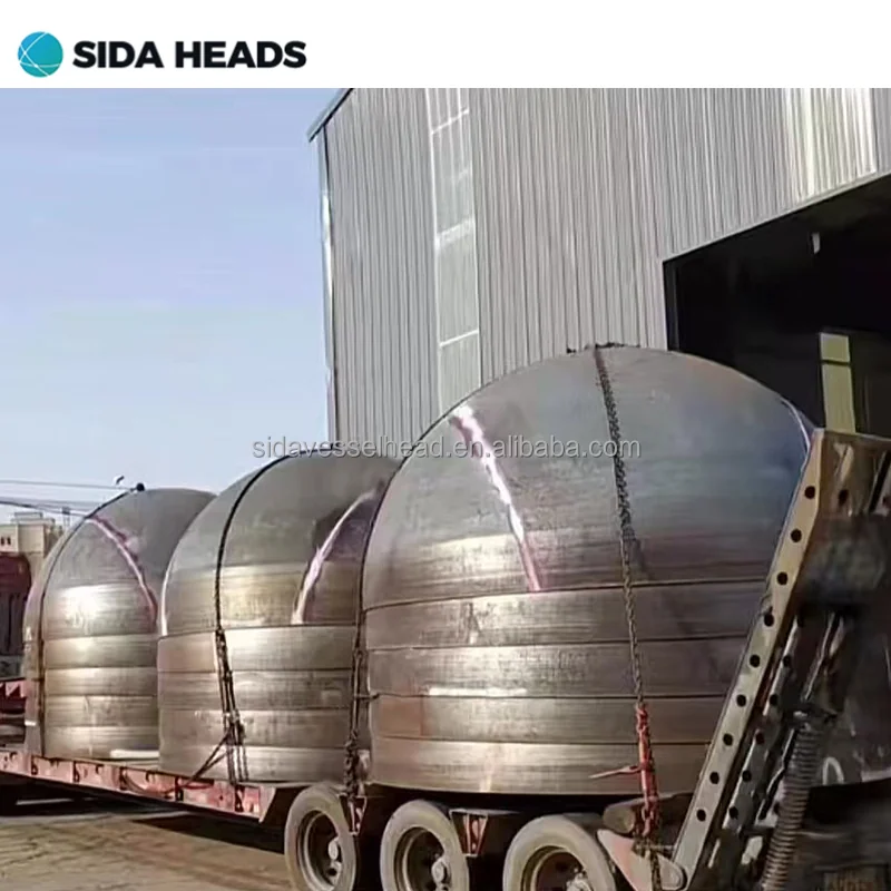 Head sections prepared for transport