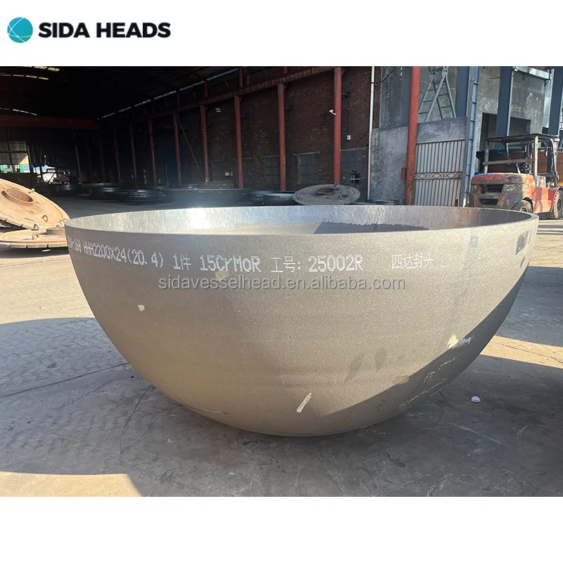 Hemispherical head surface and rim